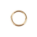 1500 Light Gold Open Jump Rings, 4mm OD, 2.6mm ID, 22ga, 0.7mm wire, 22 gauge, jum0218b