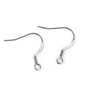 50 STAINLESS STEEL Hypoallergenic French Hook Earrings Ear Wires (25 pairs) fin0419