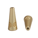 5 Matte Gold Tassel Cones Bead Caps fits 6mm to 8mm, fin0811