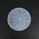 Silicone Resin Mold For Jewelry Making Clockface White Roman Numerals 4", tol1281