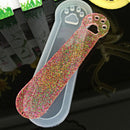 1 Resin Mold PAW PRINT BOOKMARK Silicone Mold, reusable, tol0897