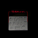 RESIN Mold, Silicone Mold to make Charms & Pendants, reusable, mold makes 12 different shapes and sizes, tol0876