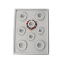 Bead Board for Bracelets and Jewelry Design, Gray Flocked, tol1343