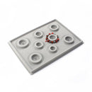 Bead Board for Bracelets and Jewelry Design, Gray Flocked, tol1343