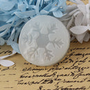 2 Resin SNOWFLAKE MOLDS, Silicone Mold 1.5" diameter, tol0912