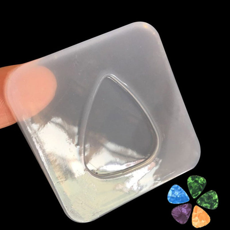 2 Resin GUITAR PICK MOLDS, Silicone Mold tol0900