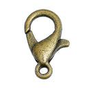 100 pcs Antiqued Bronze Tone Lobster Clasps 12mm x 6mm  fcl0028b