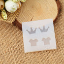 2 Silicone Resin Molds makes crown and tshirt cabochons, tol1339