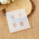 2 Silicone Resin Molds makes teardrops and oval cabochons, tol1336