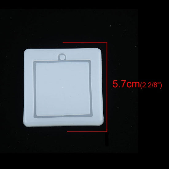 Square Frame Resin Mold, Silicone Mold for Epoxy, tol1332