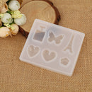 Silicone Resin Mold makes small charm shapes, tol1104