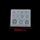 BUTTONS Resin Mold, Silicone Mold tol1341