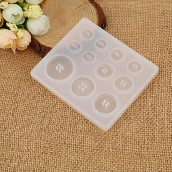 BUTTONS Resin Mold, Silicone Mold tol1341