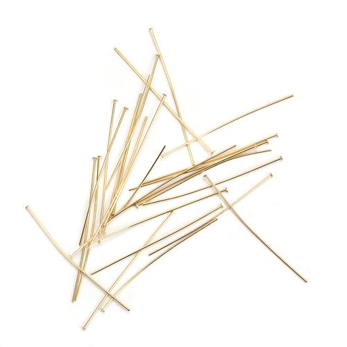 30 Gold Head Pins, Stainless Steel, 2" long, pin0130