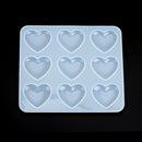 Heart Silicone Mold, Molds for Resin, Candy Molds, Baking Molds, Polymer Clay, tol1001
