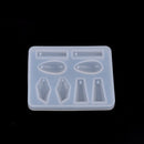 RESIN Mold, Silicone Mold to make Charms & Pendants, reusable, mold makes 8 shapes, tol1070