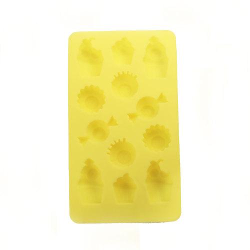 Silicone Mold, Candy Shapes for Resin, Candy, Fondant, Clay, Soap, makes 12 shapes, tol1238