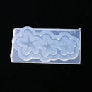 Silicone Flower Mold, makes 3 flowers, tol1237