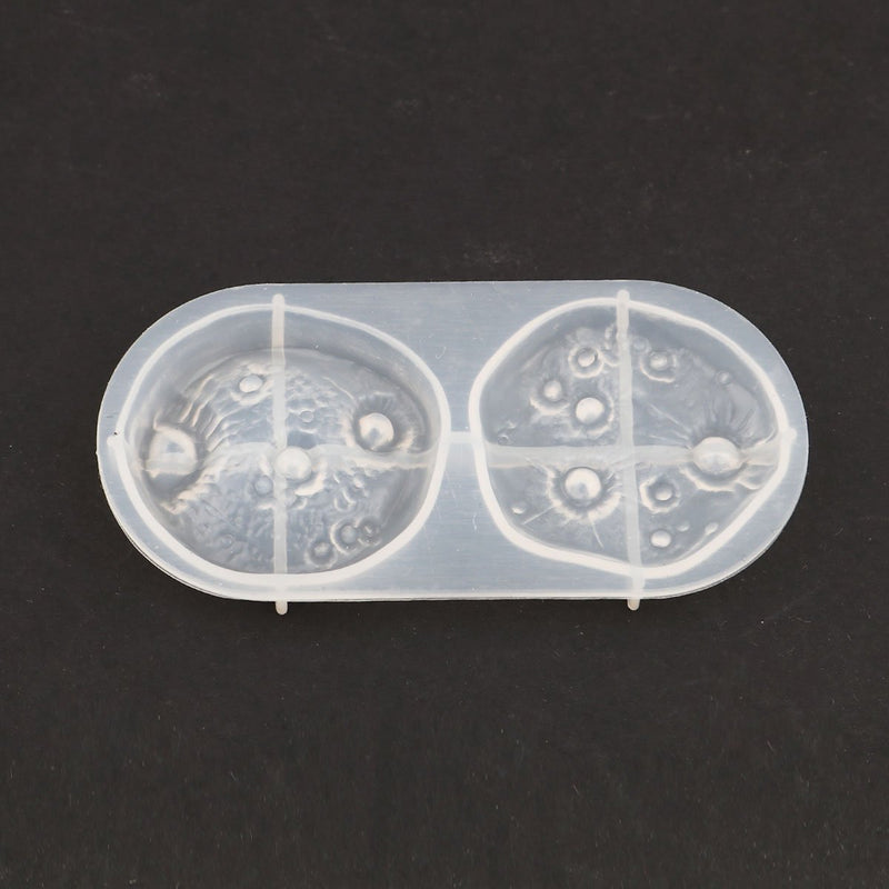 Moon Rock Resin Mold, Silicone Mold for Epoxy, makes 2 shapes, tol1109