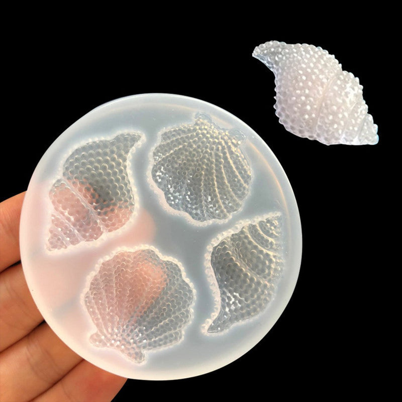 Sea Shell Resin Mold, Silicone Mold, reusable mold, tol1057