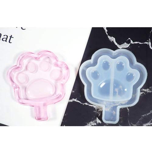 PAW PRINT Resin Mold, Silicone Mold for soap, clay, epoxy, tol1287