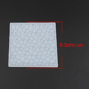 Pebble Texture Silicone Mold for Resin, 3.5", tol1247