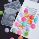 Flower Resin Mold, Silicone Mold for Epoxy, makes 6 shapes, tol1111