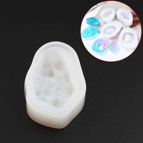 Geode Resin Mold, Silicone Resin Mold, 1.5" long, tol1221