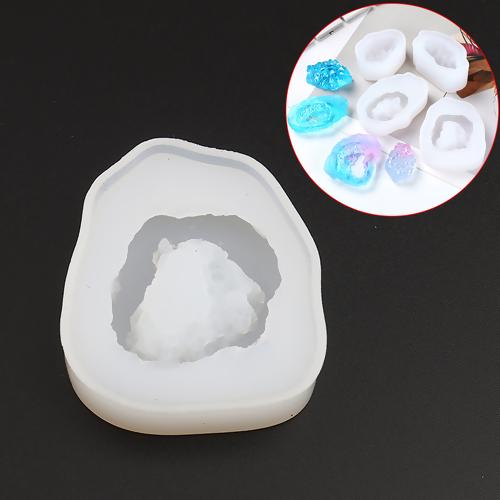 Geode Resin Mold, Silicone Resin Mold, 2-1/8" long, tol1217