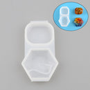 Gem Silicone Resin Mold, 2 pieces, tol1342