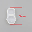 Gem Silicone Resin Mold, 2 pieces, tol1342