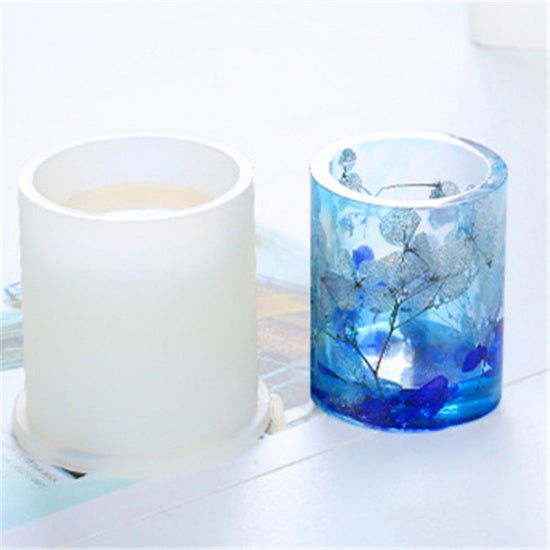 Shot Glass Resin Mold, Silicone Mold for votive holder, small vase, pencil holder, tol1375