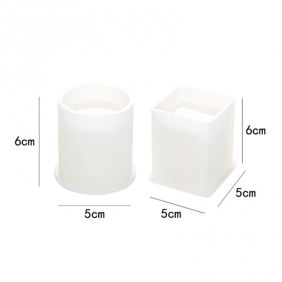 Shot Glass Resin Mold, Silicone Mold for votive holder, small vase, pencil holder, tol1375