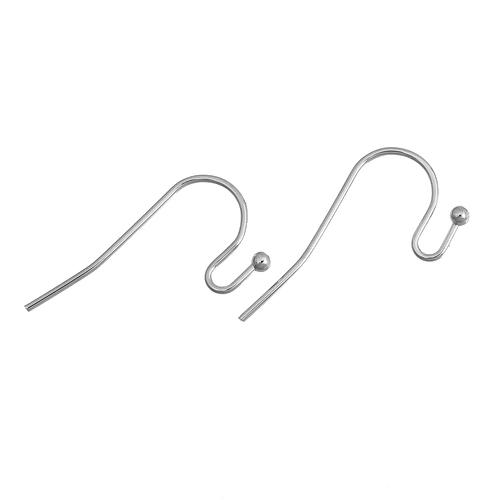 200 SILVER Tone Nickel-Free French Hook Earrings Ear Wires (100 pairs) fin0306