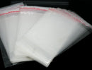 200 Resealable Self-Sealing Bags, usable space 9x7cm, (3 x 2-3/4") bulk package cello bags, cellophane jewelry bags, bag0082