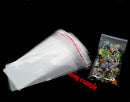 200 Resealable Self-Sealing Bags, usable space 11x5cm, (4-1/3 x 2") bulk package cello bags, cellophane jewelry bags, bag0081