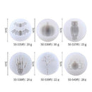 6 Halloween Silicone Molds for Resin, Candy, Fondant, Clay, tol1271