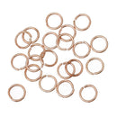 1000 pcs 7mm ROSE GOLD Open Jump Rings, Wire Findings, 19 gauge, jum0162b