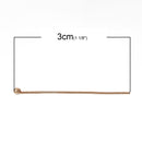 300 ROSE GOLD Metal Ball Head Pins, 3cm long, 30mm (1-1/4"), 21 gauge (thin and bendable), pin0093