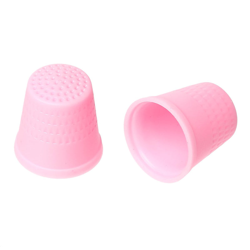 10 Pink Sewing THIMBLES, sewing embroidery tools, notions, tol0343