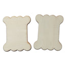 10 Wood Bobbin Thread Cards, 2-1/4" long, wood bobbin, organize your embroidery threads, lace, twine, thin cords, rat tail cord, cft0017