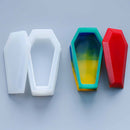 Coffin Mold Box, Trinket Box Silicone Mold with Lid for Resin, tol1255