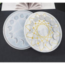 Moon Phases Silicone Mold for Resin, 10" diameter, tol1259