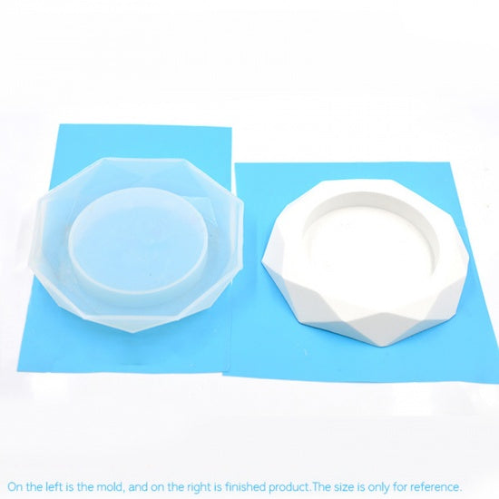 Resin Round Coaster Mold, Silicone Mold, reusable, tol1391