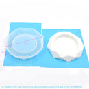 Resin Round Coaster Mold, Silicone Mold, reusable, tol1391