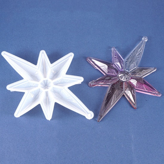 Epoxy Resin Mold, Large 3D Star, tol1351