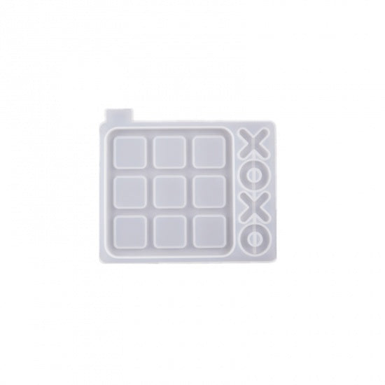 Epoxy Resin Mold, Tic Tac Toe Game, Small, tol1352