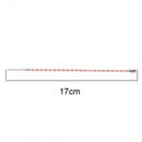 Pink and Silver Beaded Anklet or Bracelet, Stainless Steel, 6.75" long, jlr0302