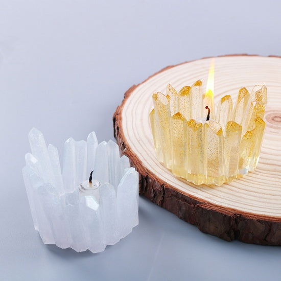 Epoxy Resin Mold, Crystal Votive Candle Holder, tol1348