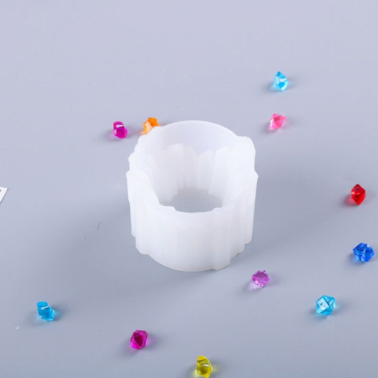 Epoxy Resin Mold, Crystal Votive Candle Holder, tol1348